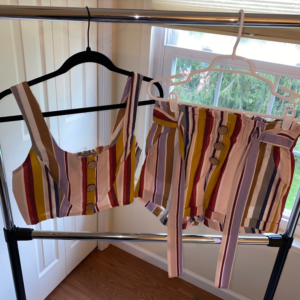 Two piece short set